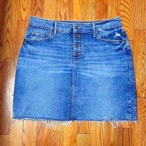 Button fly jean skirt from Old Navy